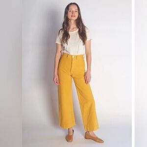 Jesse Kamm Sailor Pants In Caribbean Gold